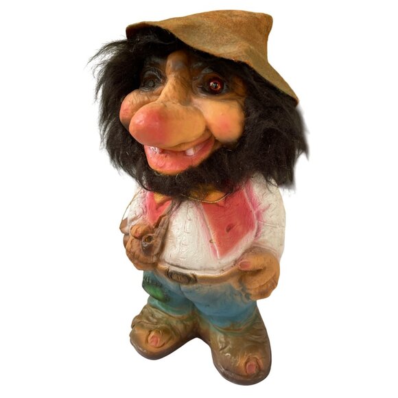 Erling Krage Norwegian One Eye Troll - Bergen Norway, Hand Crafted Folklore - Picture 5 of 16